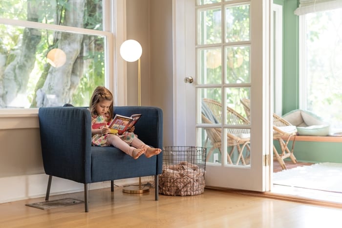  Girl Sitting in Chair